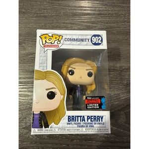 Funko Pop Community Britta Perry 902 2019 Fall Convention Limited Edition NYCC